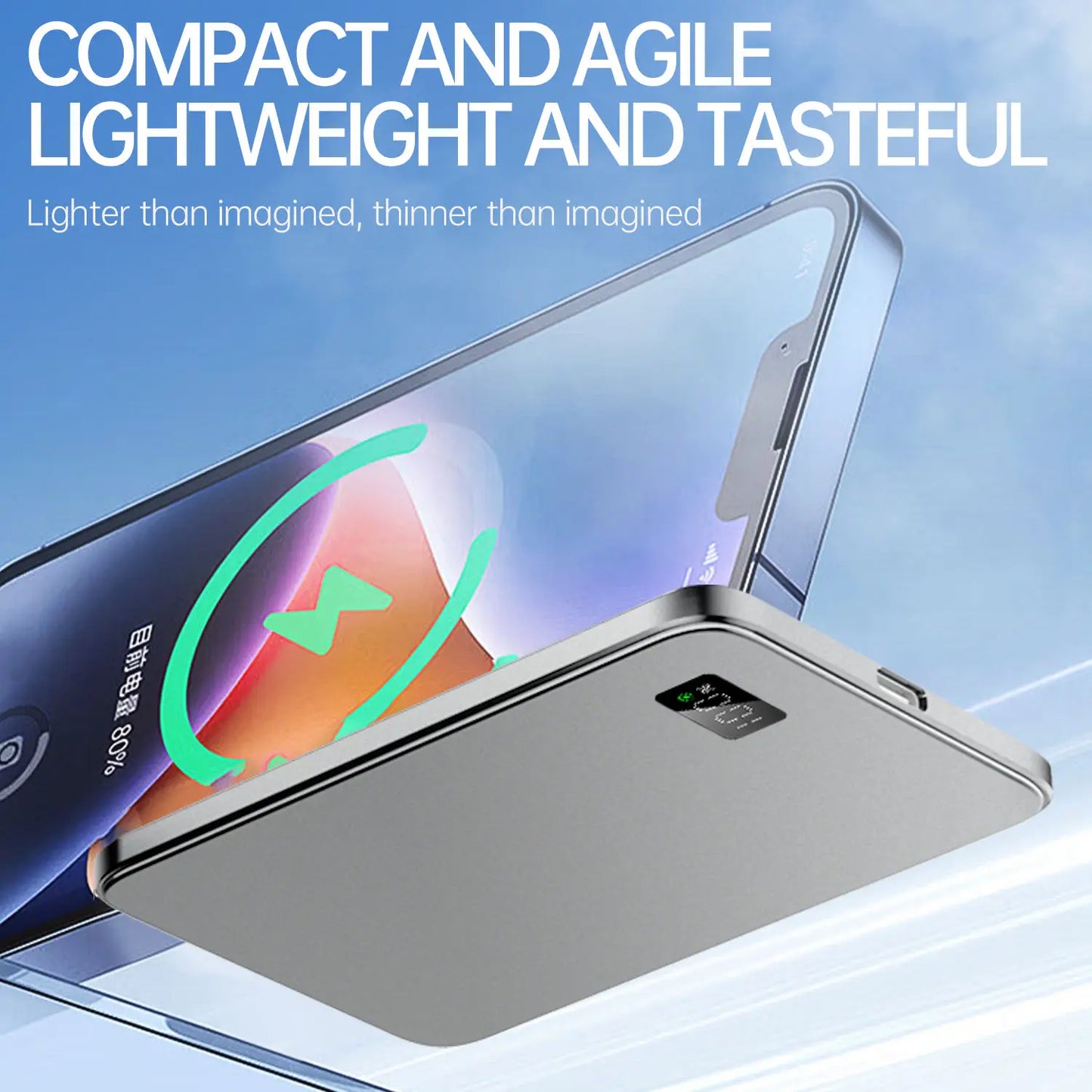 POWER BANK MAGNÉTICO CON CARGA INALÁMBRICA