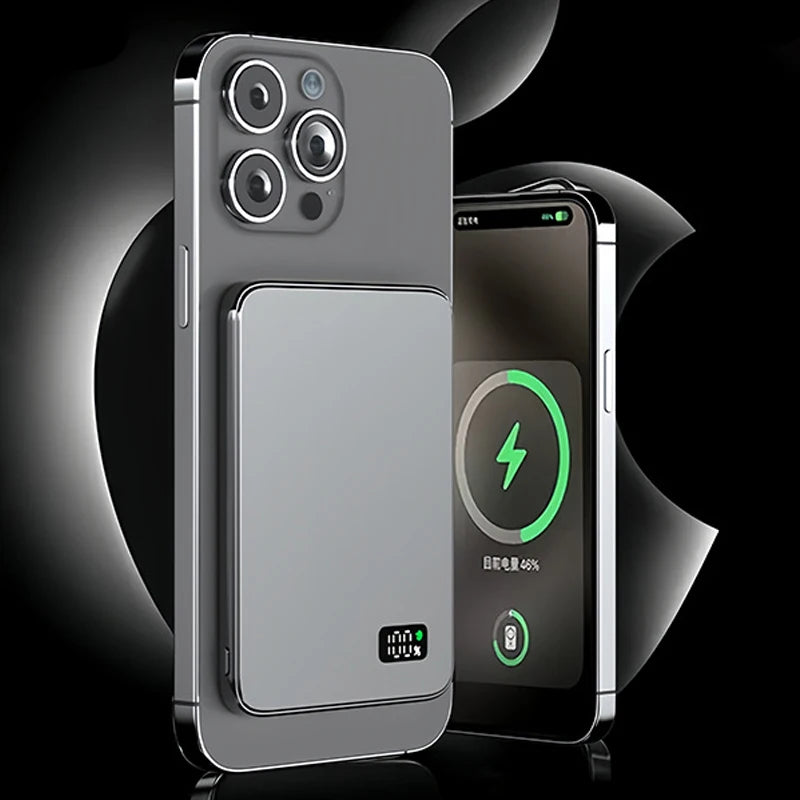 POWER BANK MAGNÉTICO CON CARGA INALÁMBRICA