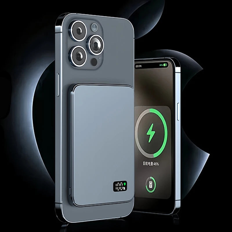 POWER BANK MAGNÉTICO CON CARGA INALÁMBRICA